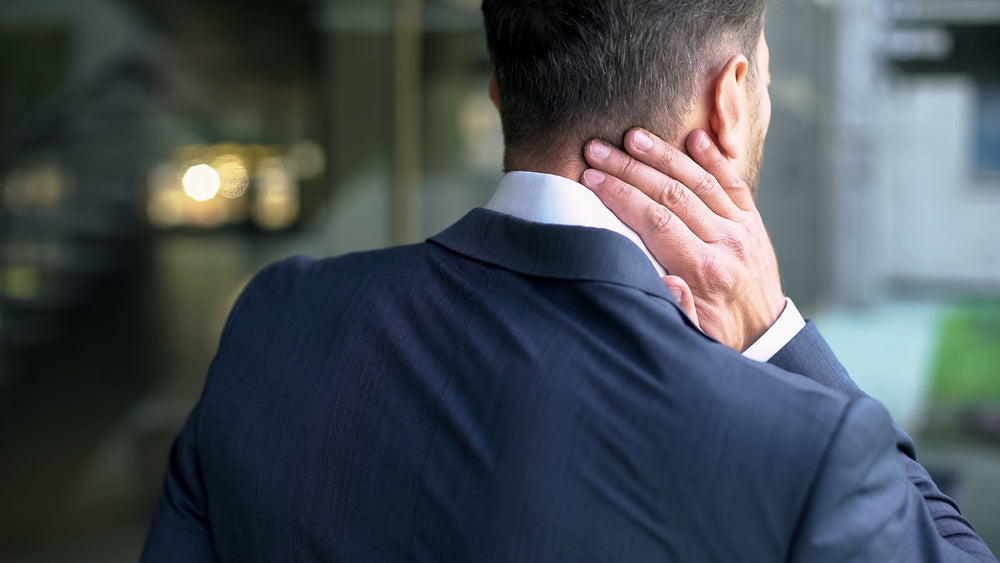 man with back pain