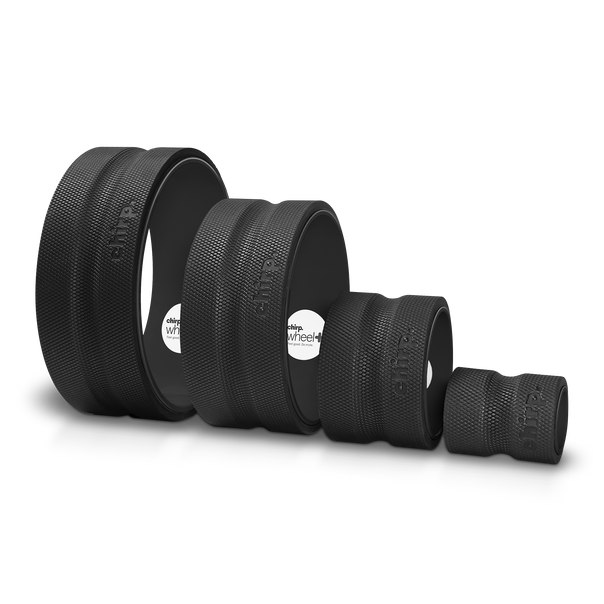 Chirp Wheel+ 4 Pack - Black